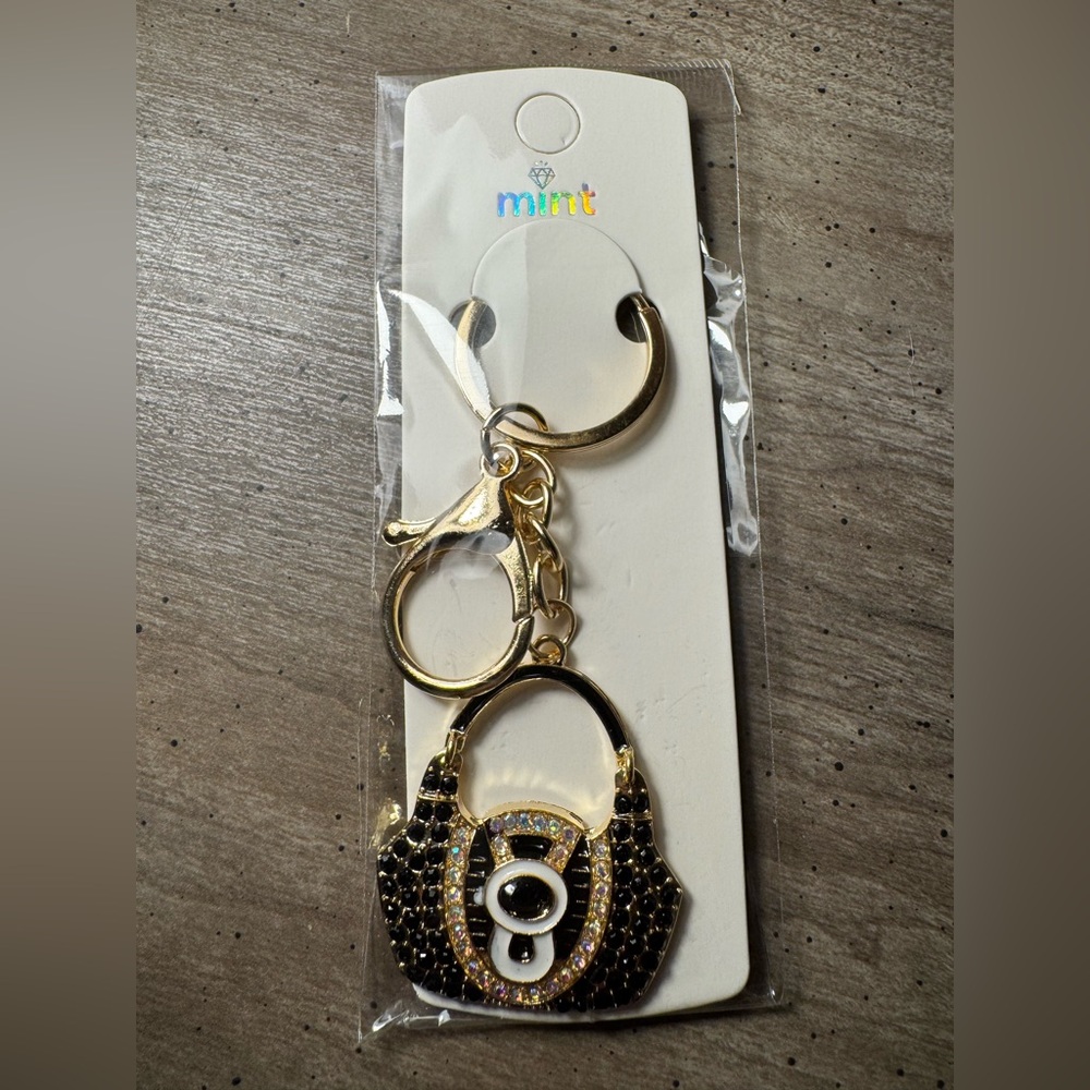 Sparkling Purse Keychain/Bag Charm